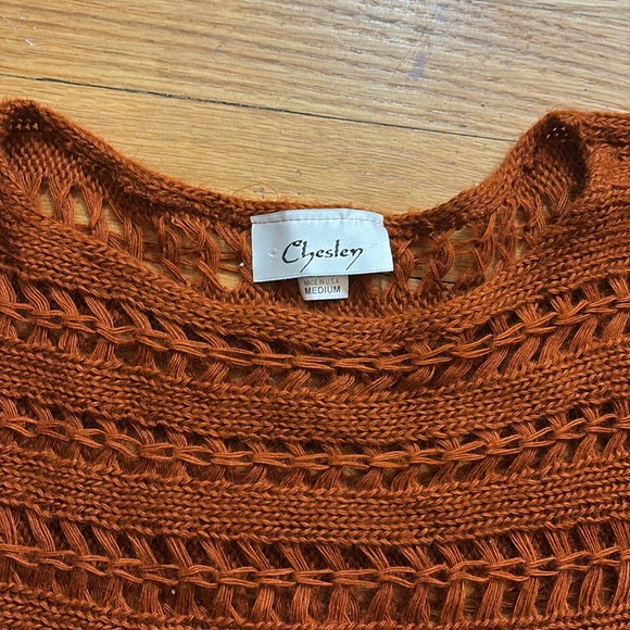 Vintage made in the USA crochet sweater size medium - Picture 3 of 6